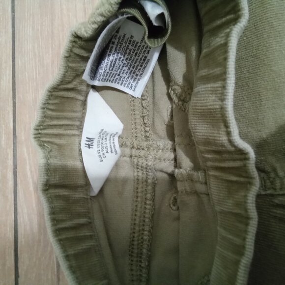 H&M khaki cordoroy pants toddler - Picture 3 of 3
